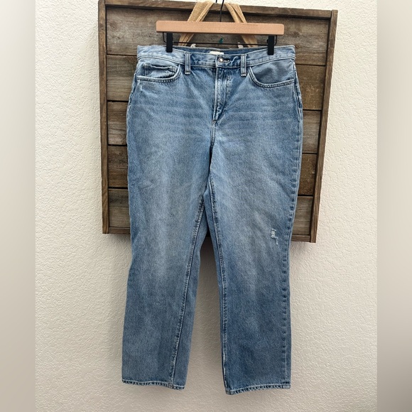 Favorite Daughter Denim - Favorite Daughter The Tommy mid rise boyfriend Blue Embroidered Jeans size 31
